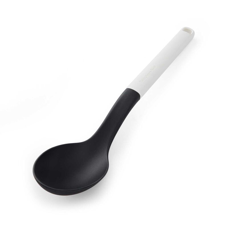 KitchenAid Classic Cooking Spoon Porcelain White image number 2